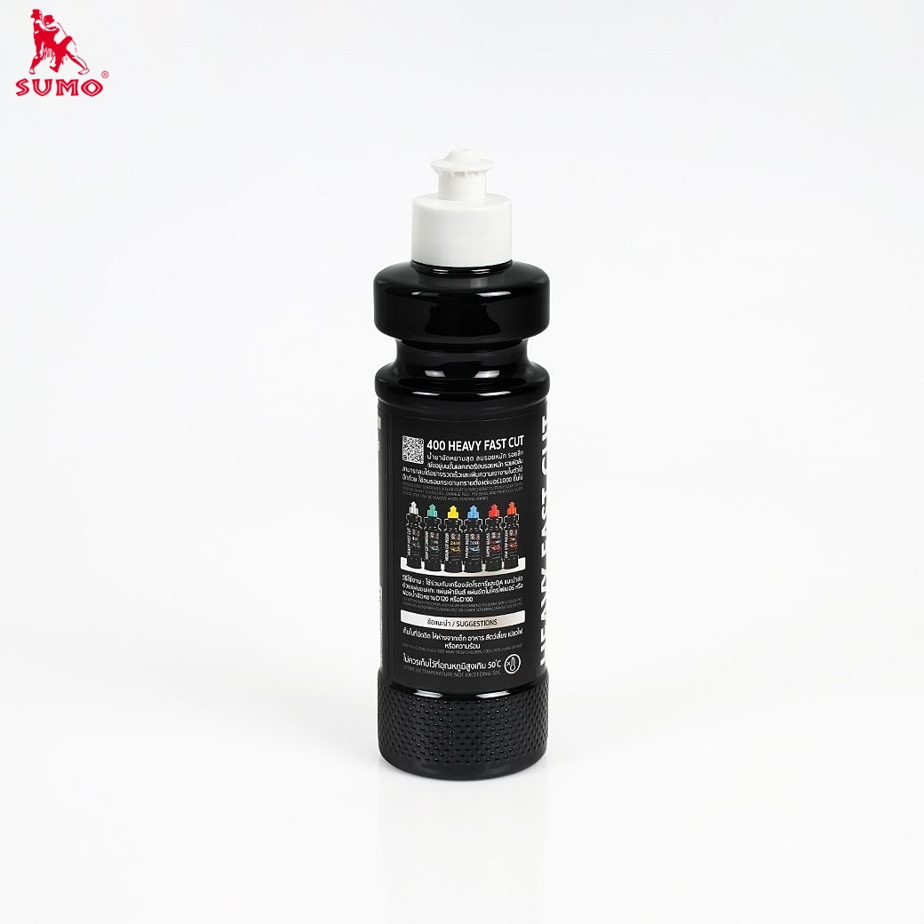 น้ำยาขัดสีรถยนต์ น้ำยาขัดหยาบ ลบรอยหนัก   Heavy Fast Cut 400 300ml SUMO Prasartstore.com3333