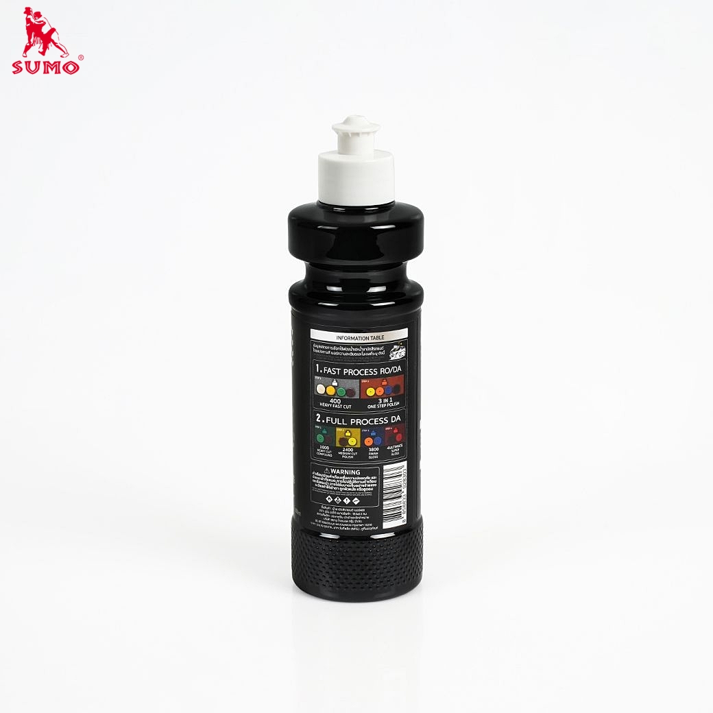 น้ำยาขัดสีรถยนต์ น้ำยาขัดหยาบ ลบรอยหนัก Heavy Fast Cut 400 300ml SUMO Prasartstore.com4444