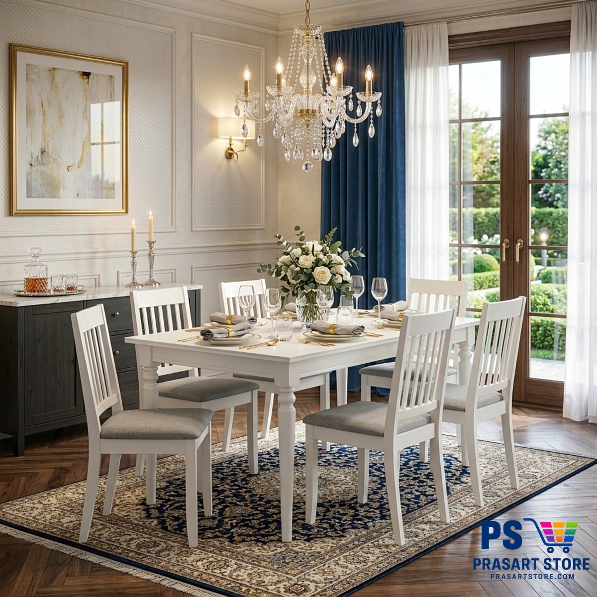 Dining table set ชุดโต๊ะทานอาหาร ชุดโต๊ะทานข้าว ENTORP PrasartstorecomGemini_Generated_Image_16wcpq16wcpq16wc