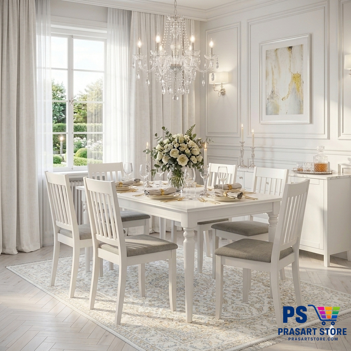 Dining table set ชุดโต๊ะทานอาหาร ชุดโต๊ะทานข้าว ENTORP Prasartstorecom 553Gemini_Generated_Image_ba5eq3ba5eq3ba5e
