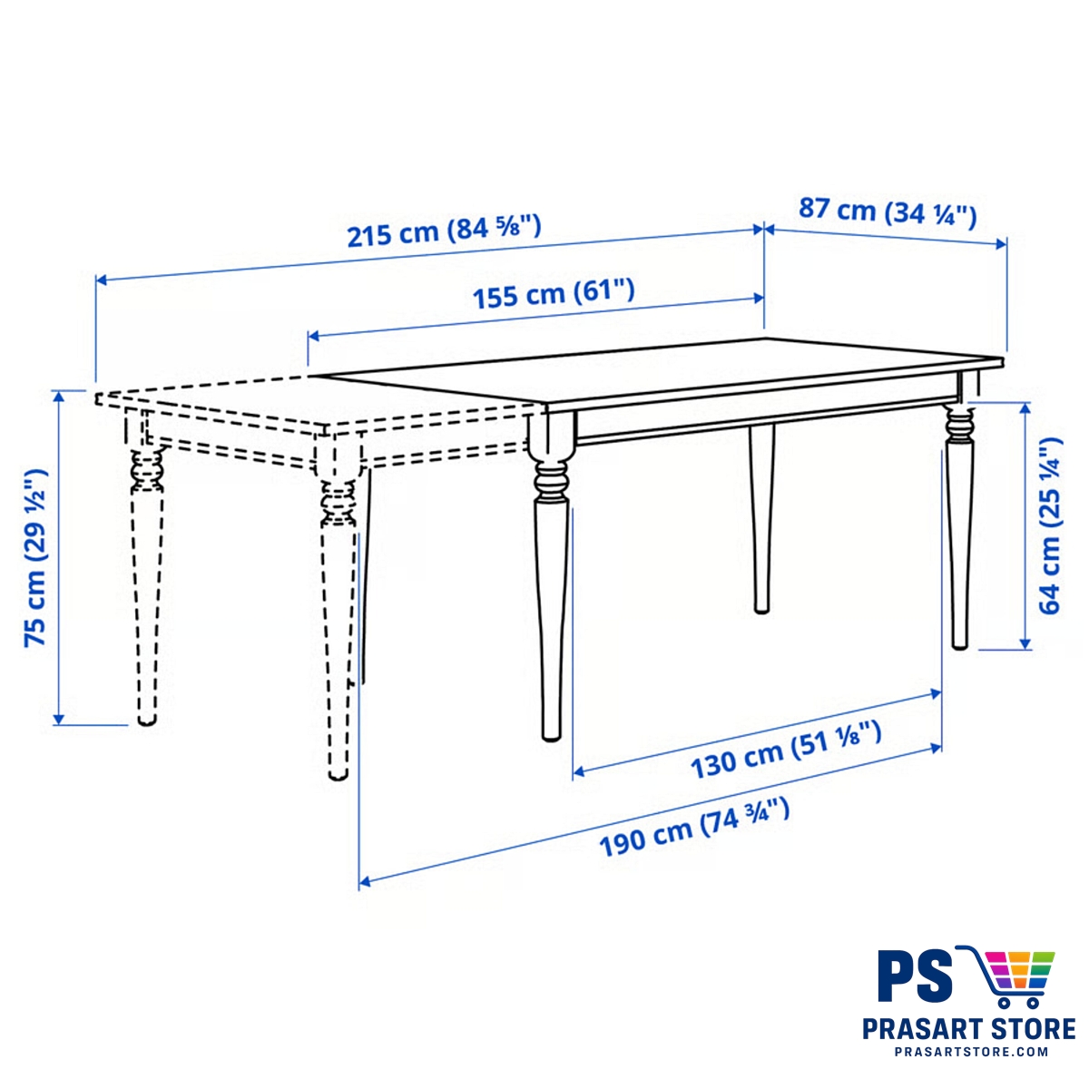 Dining table set ชุดโต๊ะทานอาหาร ชุดโต๊ะทานข้าว ENTORP Prasartstorecom006