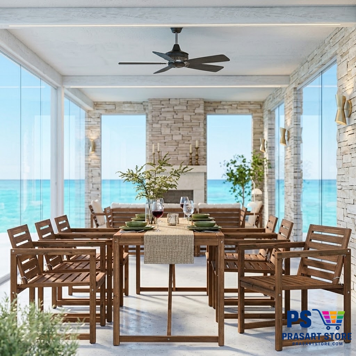 ชุดโต๊ะทานอาหาร  Dining Table Set Outdoor unnamed (2)