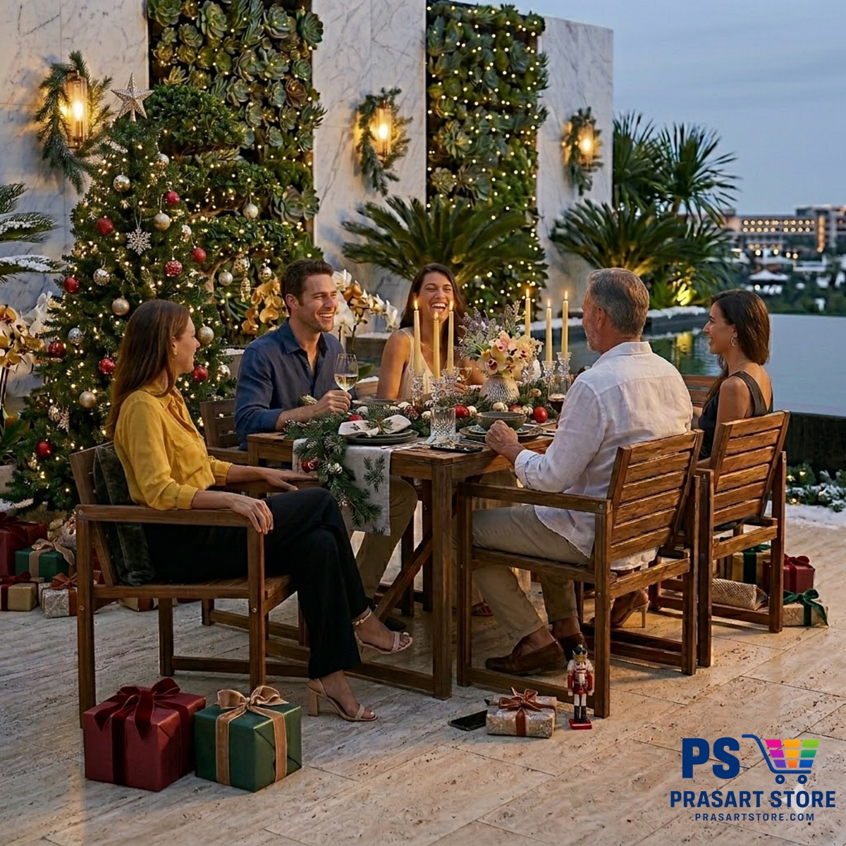 ชุดโต๊ะทานอาหาร Dining Table Set Outdoor unnamed