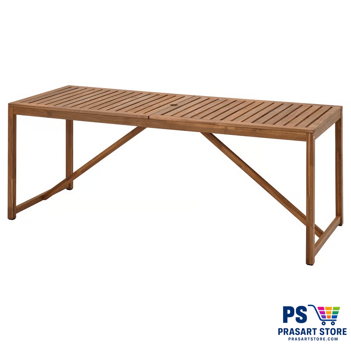 ชุดโต๊ะทานอาหาร  Dining Table Set Outdoor กลางแจ้งผลิตจากไม้ จริง โต๊ะและเก้าอี้ 6 ตัว 114