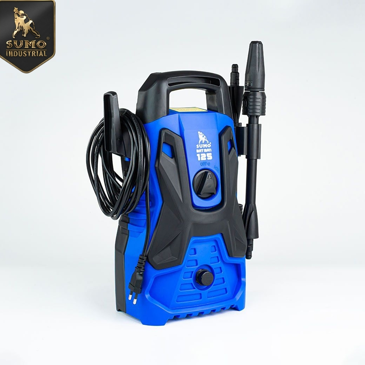เครื่องฉีดน้ำแรงดันสูง สำหรับล้างรถ ฉีดทำความสะอาด High pressure washer Model Batman 125 SUMO 055