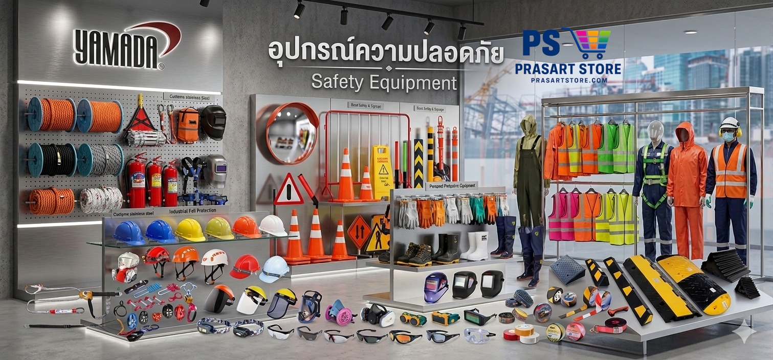 อุปกรณ์เพื่อความปลอดภัย Safety equipment Prasartstore.com