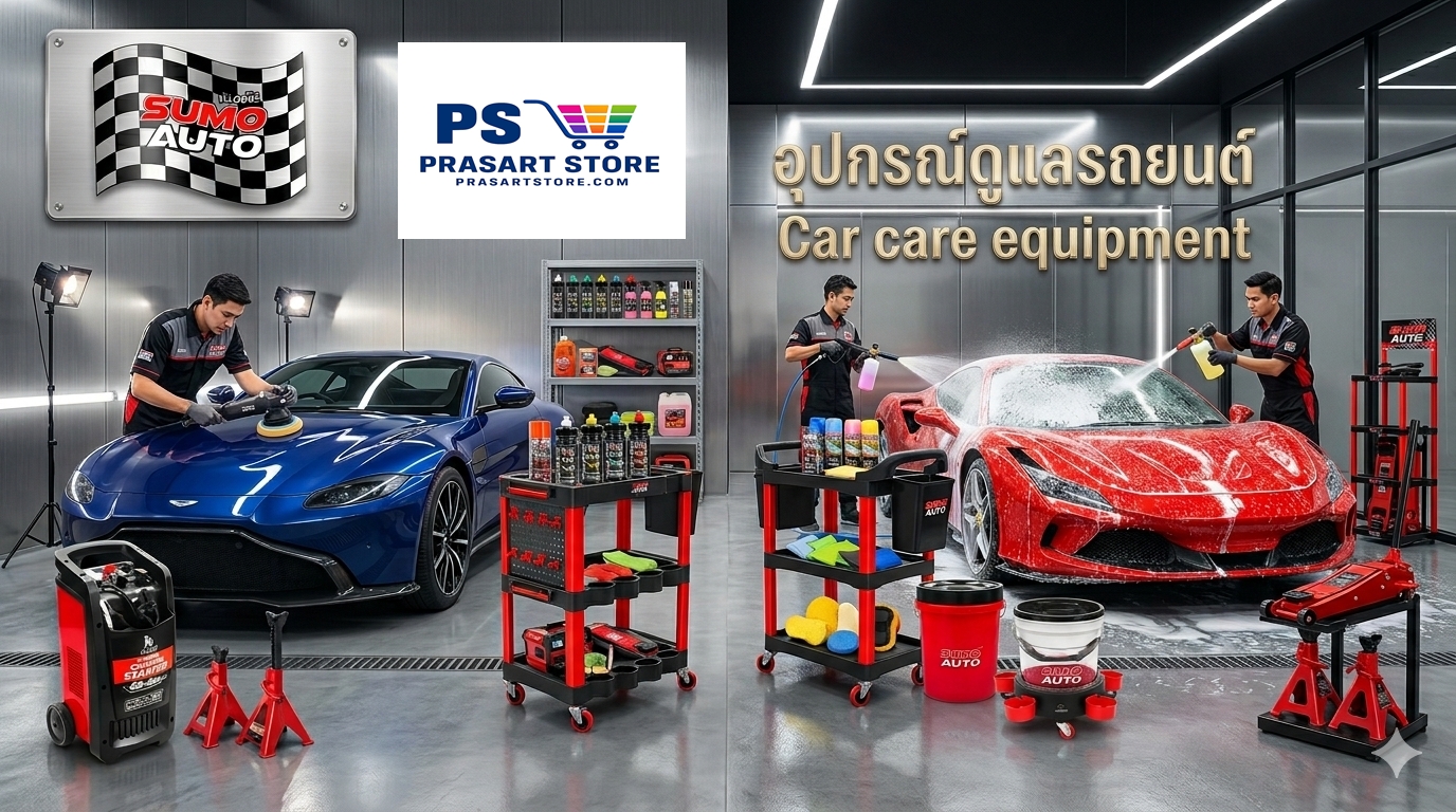 อุปกรณ์ดูแลรถยนต์ Car care equipment Prasartstore.com