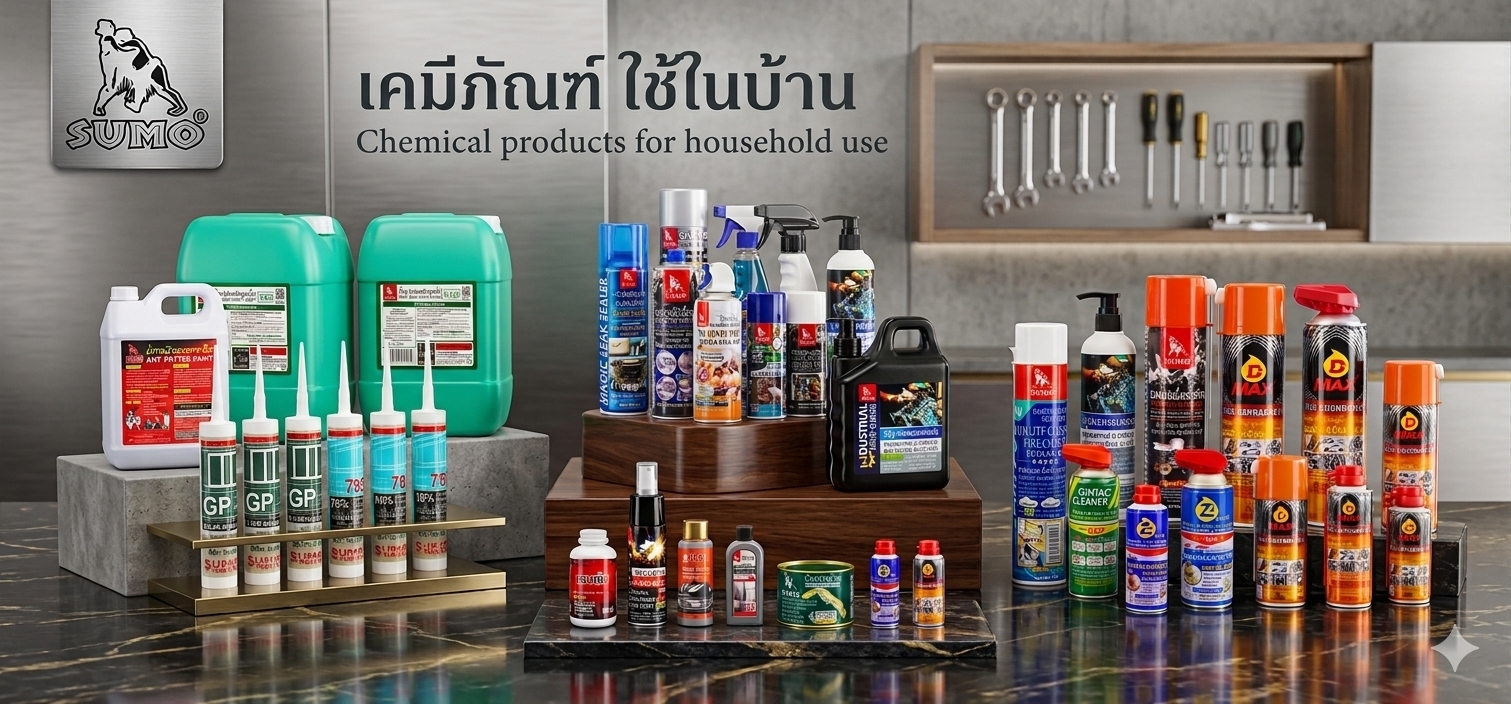 เคมีภัณฑ์ ใช้ในบ้าน Chemical products Prasartstore.com