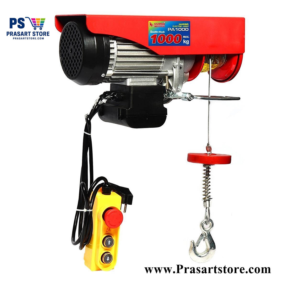 รอกไฟฟ้า 1000kg Sumo รอกสลิงไฟฟ้า ยกได้ 1000 กก Sumo Electric hoist PA1000 **ของแท้**มีประกัน