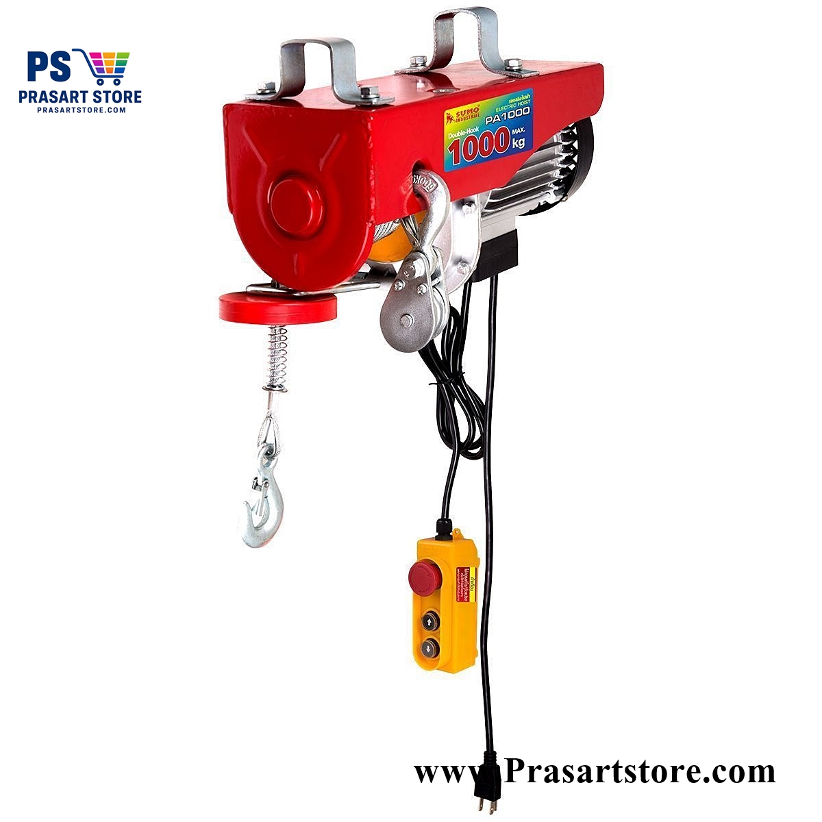 รอกไฟฟ้า 1000kg Sumo รอกสลิงไฟฟ้า ยกได้ 1000 กก Sumo Electric hoist PA1000 **ของแท้**มีประกัน