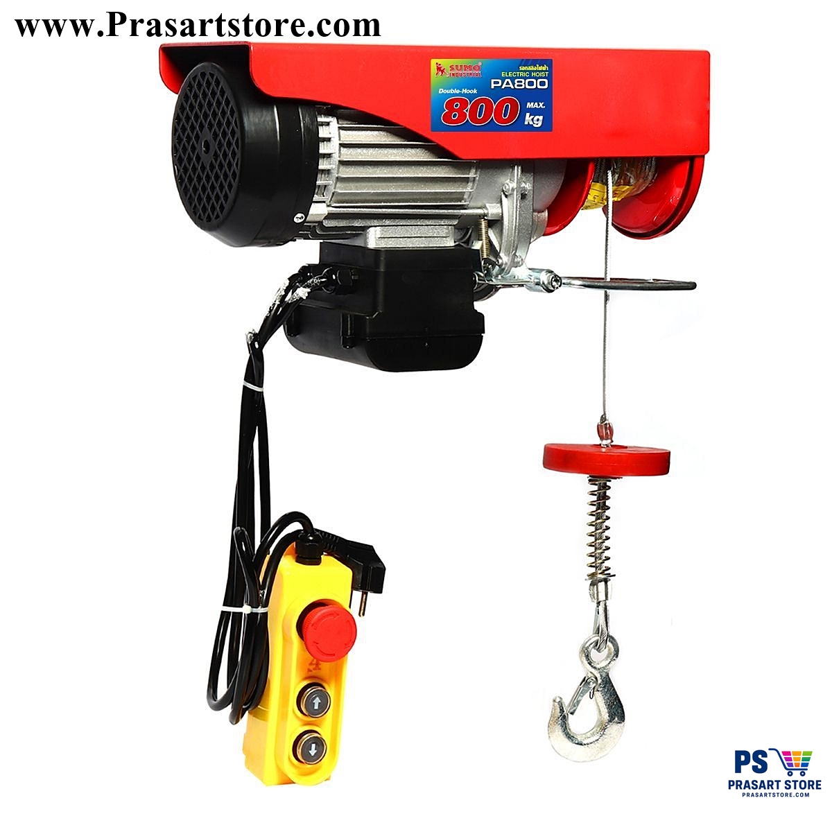 รอกไฟฟ้า 800kg Sumo รอกสลิงไฟฟ้า ยกได้ 800 กก Sumo Electric hoist PA800 **ของแท้**มีประกัน