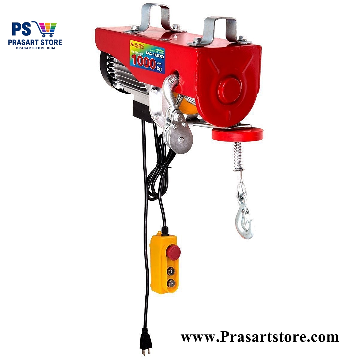 รอกไฟฟ้า 1000kg Sumo รอกสลิงไฟฟ้า ยกได้ 1000 กก Sumo Electric hoist PA1000 ของแท้มีประกัน 0332222