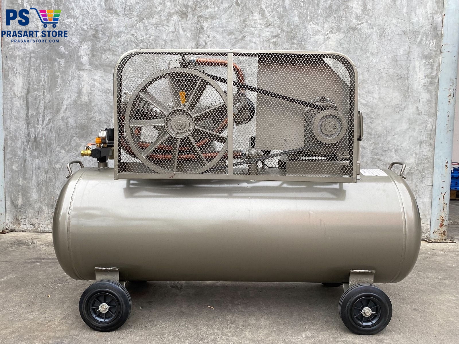 ปั๊มลมลูกสูบสายพาน 300 ลิตร มอเตอร์ 10.0HP 7500W  Air Compressor 10HP 300L 7500w SUMO