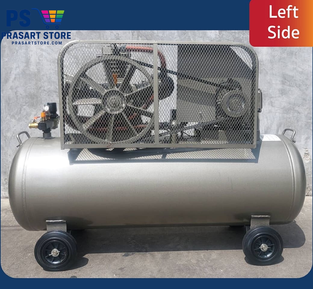 ปั๊มลมลูกสูบสายพาน 300 ลิตร มอเตอร์ 10.0HP 7500W  Air Compressor 10HP 300L 7500w SUMO