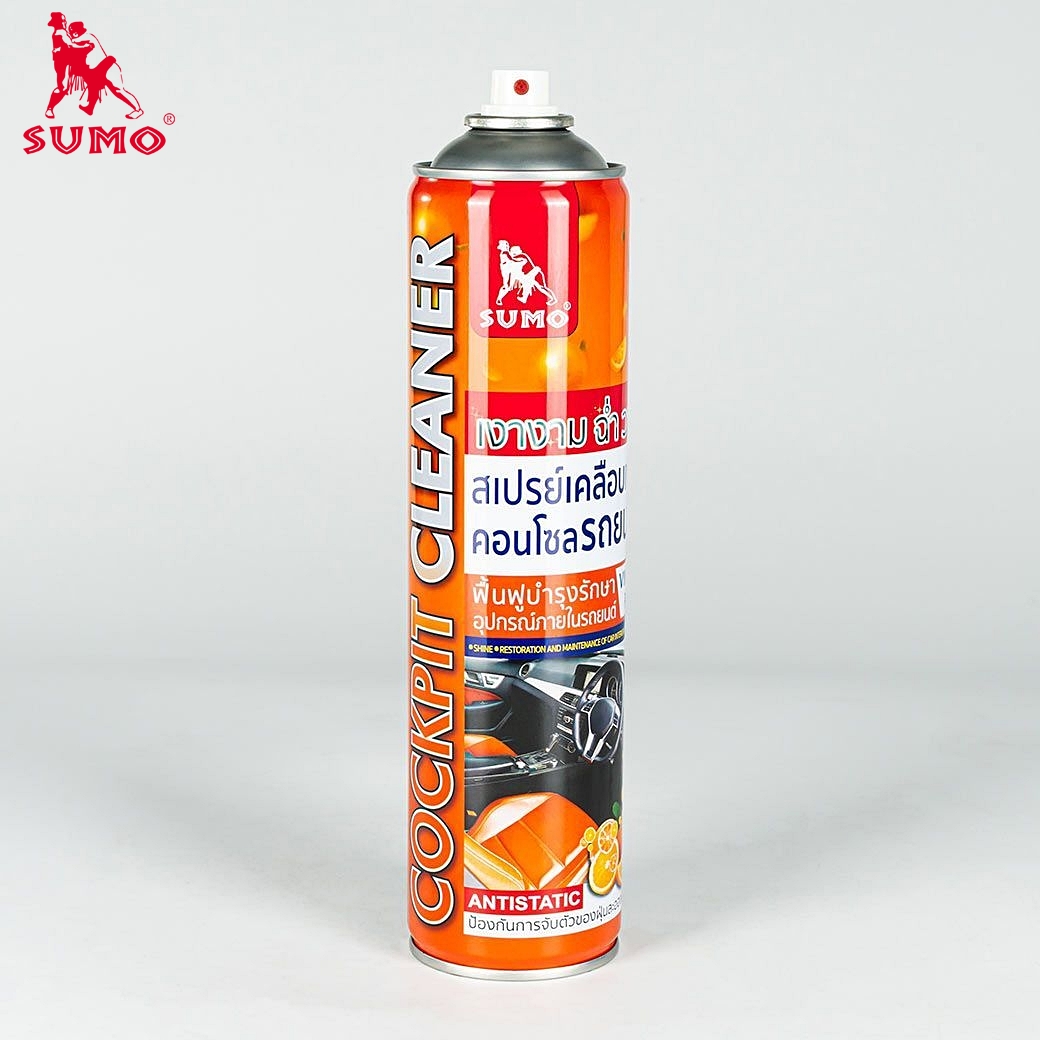 เคลือบเงาคอนโซล การฟื้นฟูและปกป้องคอนโซลและภายในรถยนต์  Cleaning Cockpit SUMO 650ml