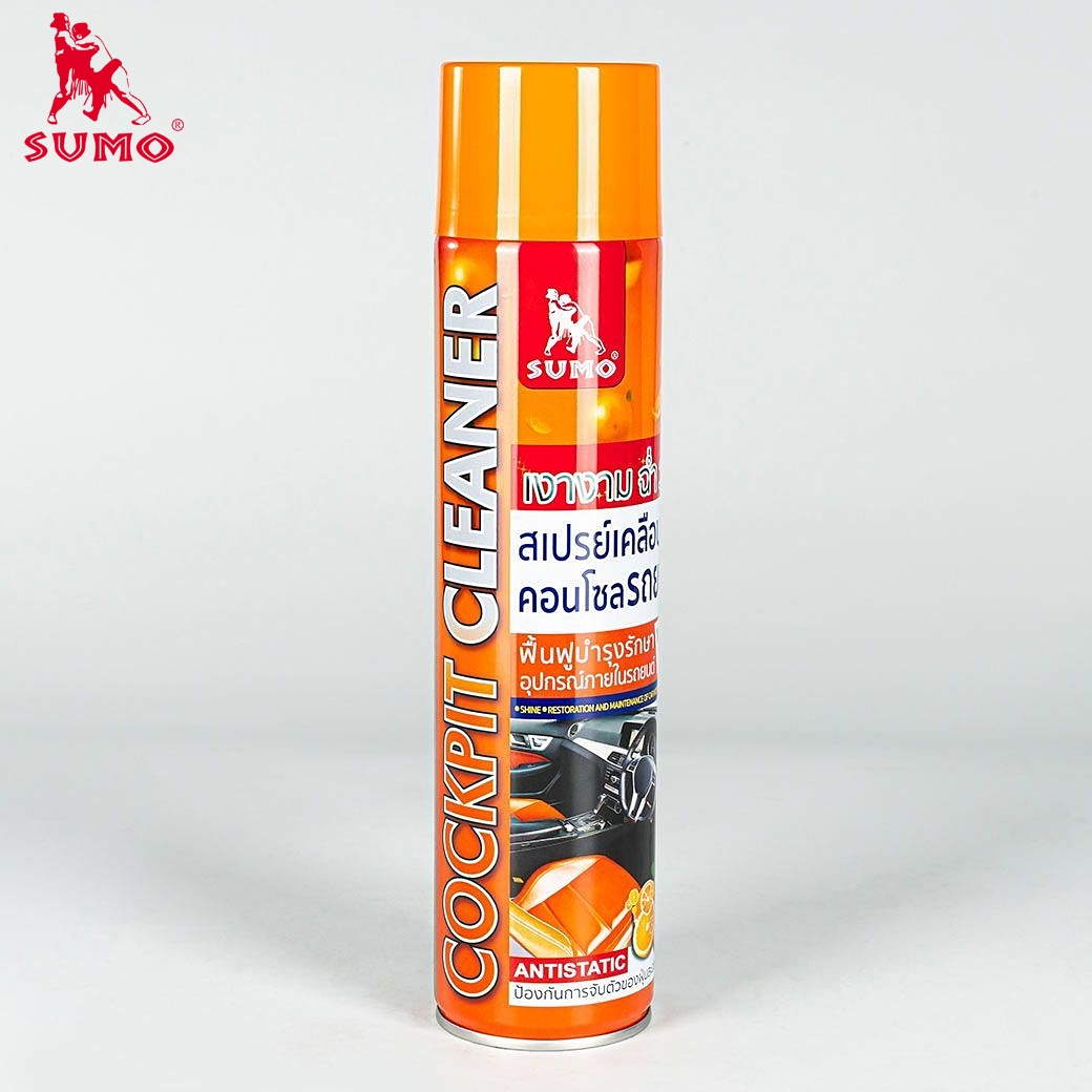 เคลือบเงาคอนโซล การฟื้นฟูและปกป้องคอนโซลและภายในรถยนต์  Cleaning Cockpit SUMO 650ml