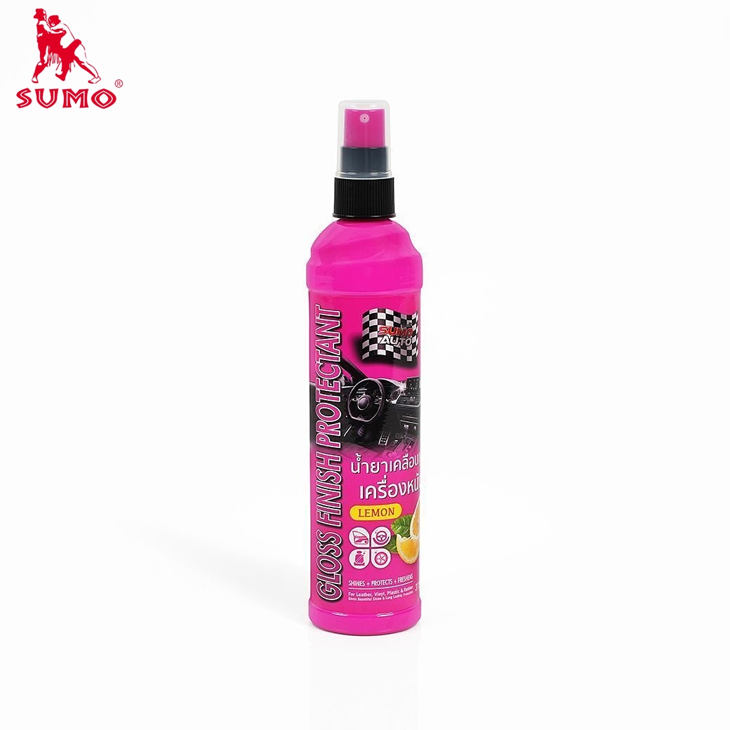 สเปรย์ทำความสะอาด ขจัดคราบ เคลือบเงา ฟื้นฟูและบำรุง กลิ่นมะนาว  Cleaning spray, removes stains Gloss Finish Protectant Sumo Prasartstore.com 33333